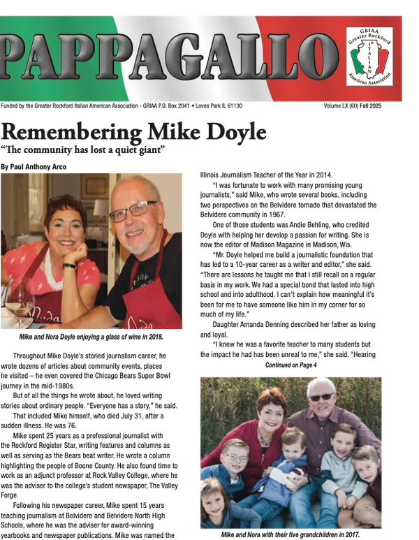 Il Pappagallo Fall 2025 cover