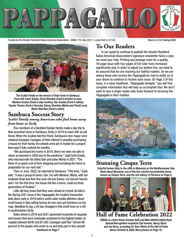 Il Pappagallo Spring 2023 cover